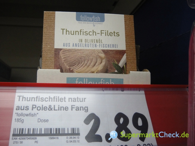 Foto von Followfish Thunfisch Filets 