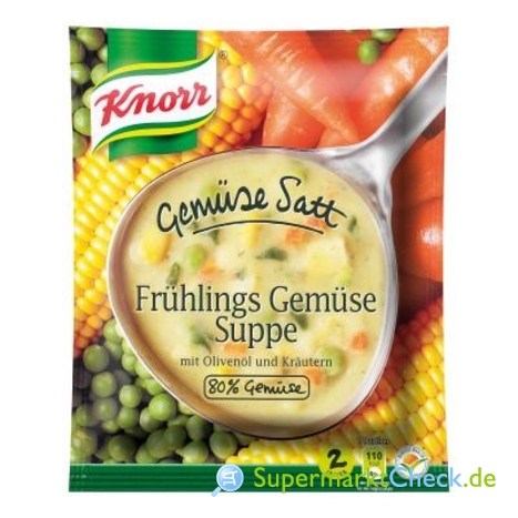 Foto von Knorr Gemüse satt Frühlings Gemüse Suppe