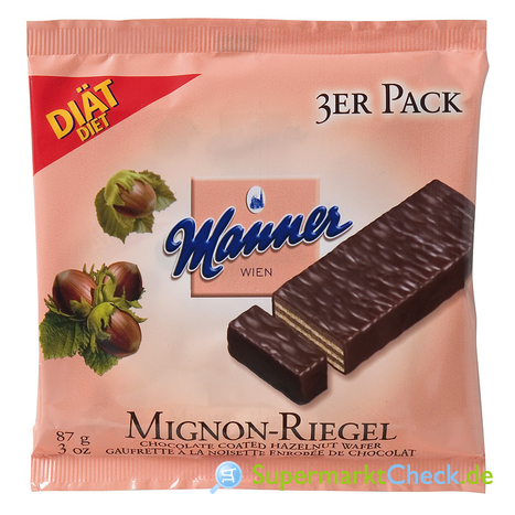 Foto von Manner Diät-Mignon-Riegel 3-er-Pack