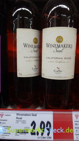 Foto von Winemakers Seal California Rose