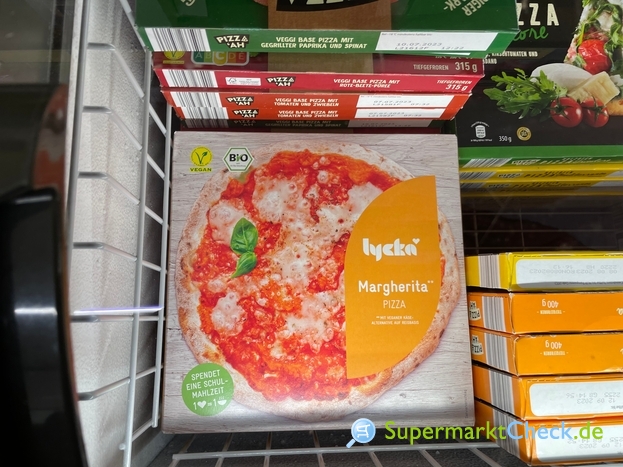 Foto von Lycka Bio Pizza Margherita vegan 280g