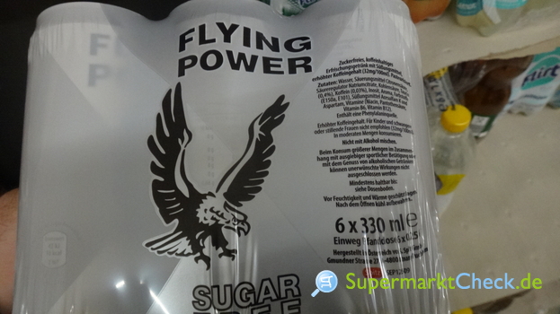 Foto von Flying Power Energy Drink Sugarfree