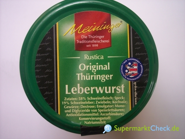 Foto von Meininger Original Thüringer Leberwurst