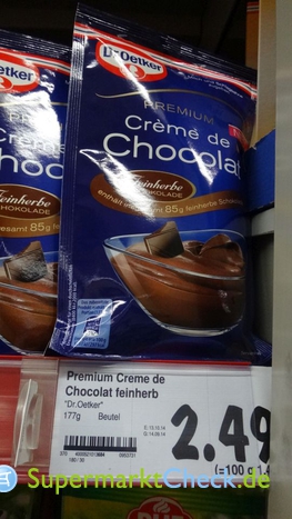 Foto von Dr. Oetker Premium Creme de Chocolat