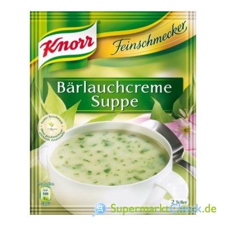 Foto von Knorr Feinschmecker Bärlauchcreme Suppe