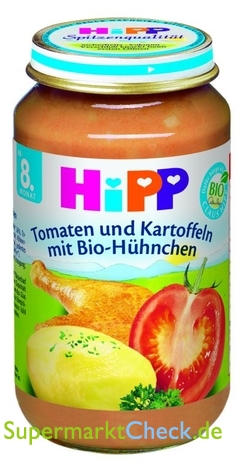 Foto von Hipp Tomaten und Kartoffel mit Bio-Hühnchen