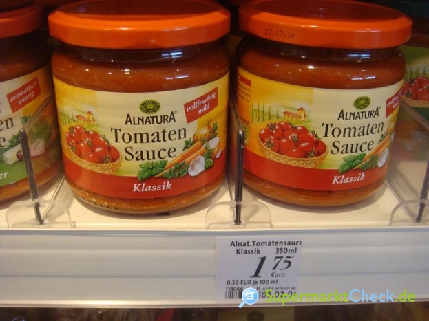 Foto von Alnatura Tomaten Sauce 