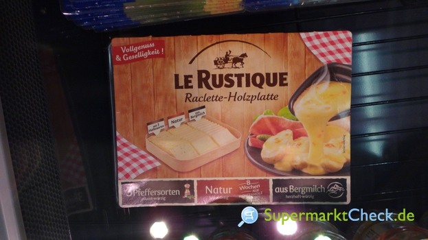 Foto von Le Rustique Raclette Holzplatte