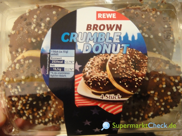 Foto von REWE Brown Crumble Donut