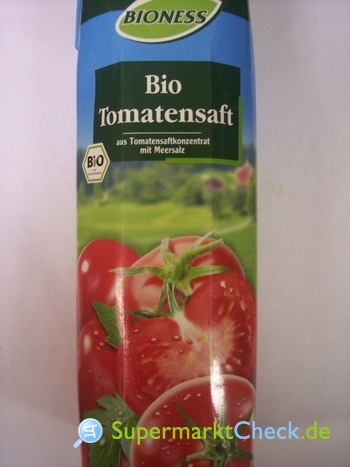 Foto von Bioness Bio Tomatensaft