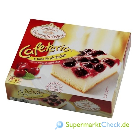 Foto von Coppenrath & Wiese Cafeteria Käse-Kirsch-Kuchen