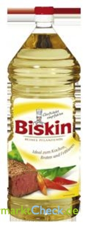 Foto von Biskin Pflanzenöl 