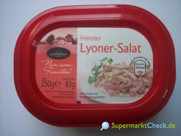 chef select Fleischsalat: & Nutri-Score Kalorien Preis, Delikatess Angebote