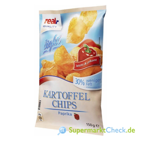 Foto von real Quality Kartoffel Chips light