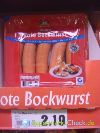Foto von Gut Ponholz Rote Bockwurst