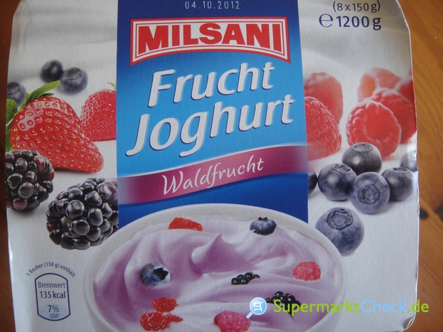 Foto von Milsani Frucht Joghurt 