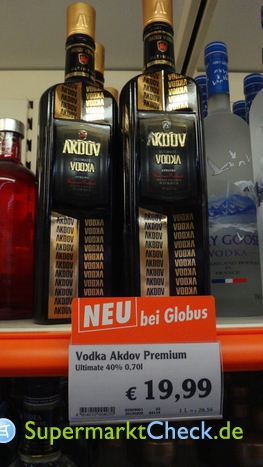 Foto von Akdov Vodka Premium 