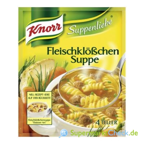 Foto von Knorr Suppenliebe Fleischklößchen Suppe