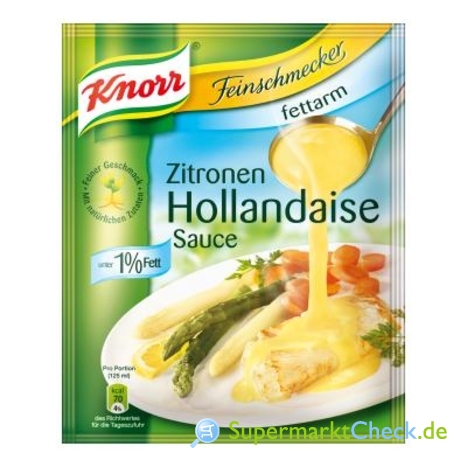 Foto von Knorr Feinschmecker fettarm Zitronen Hollandaise Sauce 1% Fett