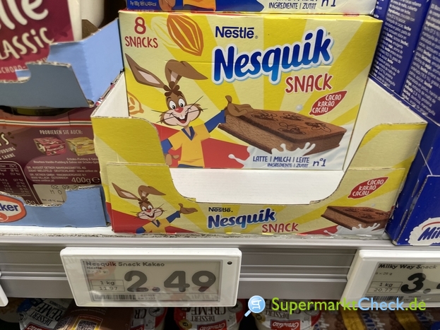 Foto von Nestle Nesquik Snack Kakao