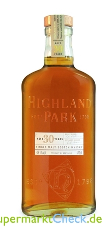 Foto von Highland Park 30 Jahre Whisky 