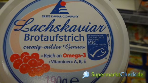 Foto von Erste Kaviar Company Lachskaviar Brotaufstrich