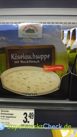 Foto von Dornseifer Frisch & Fertig Käselauchsuppe mit Hackfleisch