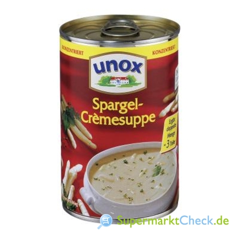 Foto von Unox Konzentrierte Suppen Spargelcremesuppe