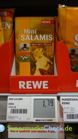 Foto von REWE Mini Salamis Hund