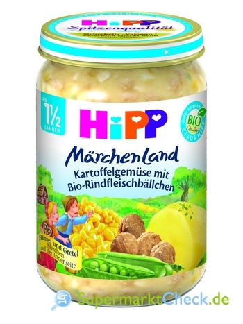 Foto von Hipp Märchenland Kartoffelgemüse mit Bio-Rindfleischbällchen