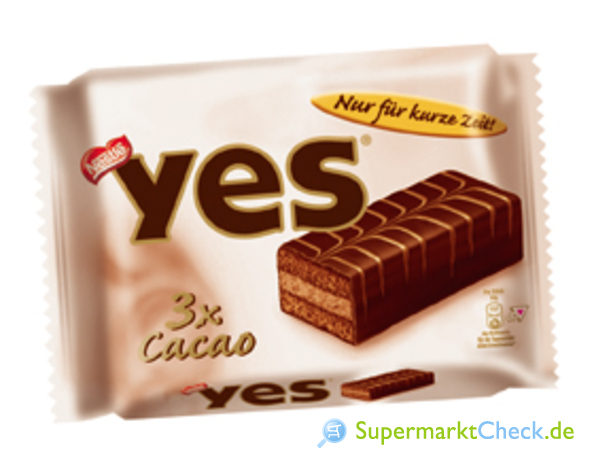 Foto von Nestle Yes Cacao 3-er
