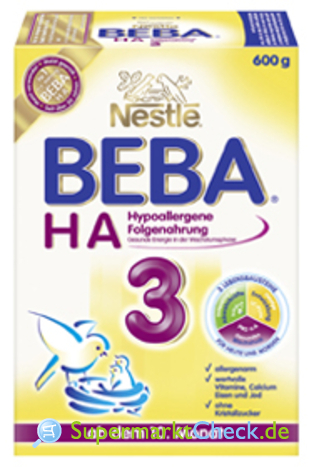 Foto von Nestle Beba HA 3 Hypoallergene Folgenahrung 