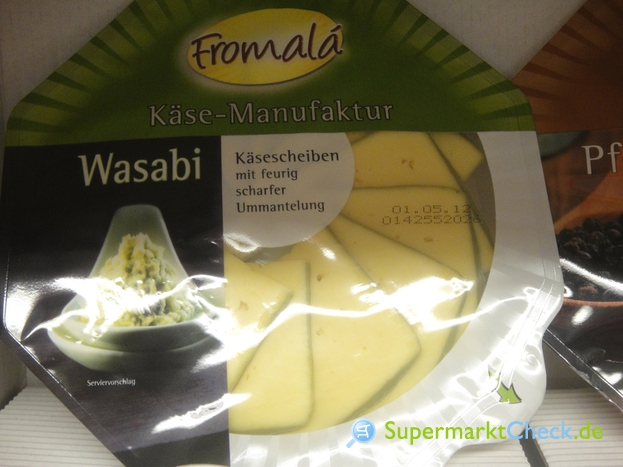 Foto von Fromala Käse Manufaktur Käsescheiben Wasabi