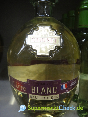 Medinet Vin Blanc Frankreich, halbtrocken: Preis, Angebote & Bewertungen