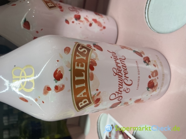 Foto von Baileys Strawberries & Cream Likör 17 % vol. 0,7 l