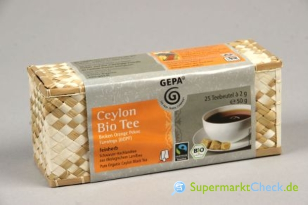 Foto von Gepa Ceylon Bio Tee