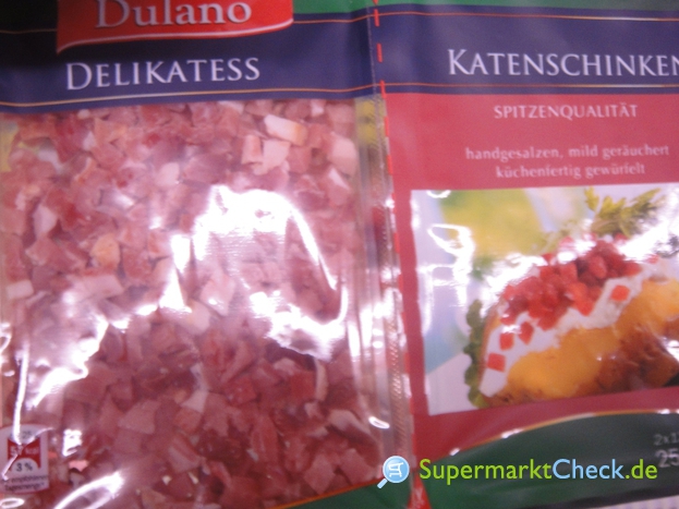 Dulano Delikatess Katenschinken 2 x & 125 Kalorien Preis, Nutri-Score g: Angebote