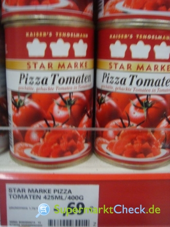 Foto von Star Marke Pizza Tomaten