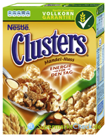 Foto von Nestle Clusters Mandel-Nuss