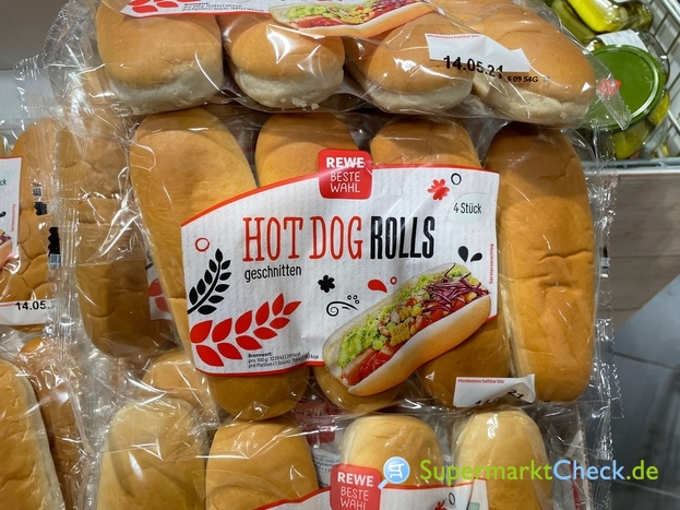 Foto von REWE Beste Wahl Hot Dog Rolls Broiche
