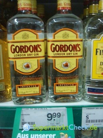 Foto von Gordons London Dry Gin