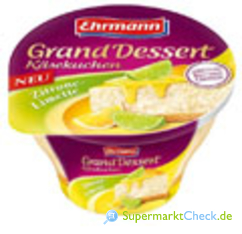 Foto von Ehrmann Grand Dessert Käsekuchen