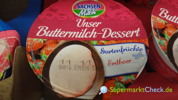Foto von Sachsenmilch Buttermilch Dessert