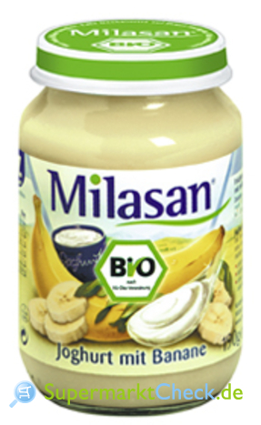 Foto von Milasan Bio Joghurt mit Banane
