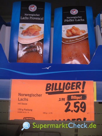 Foto von Norfisk Delikatessen Norwegischer Lachs Provencal