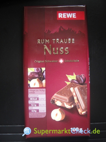 Foto von REWE Schweizer Schokolade
