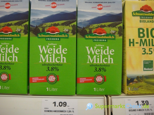 Foto von Schwarzwaldmilch Haltbare Weide Milch