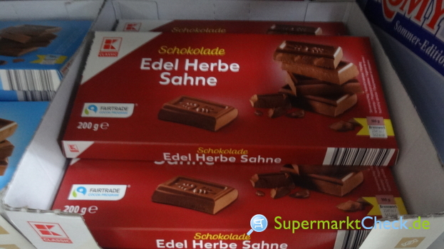 Foto von K Classic Edel Herbe Sahne Schokolade
