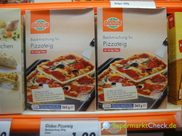 Foto von Globus Backmischung für Pizzateig