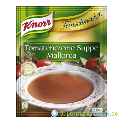 Foto von Knorr Feinschmecker Tomatencreme Suppe 